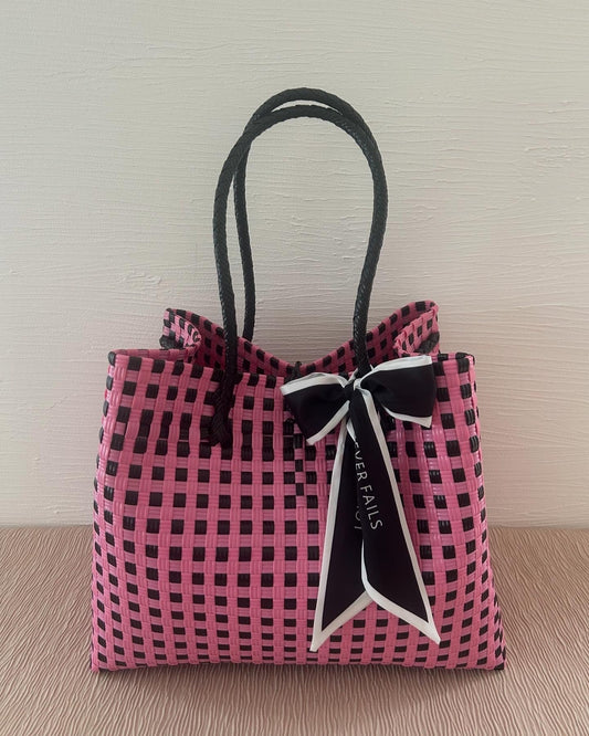 プラカゴバッグ XL 《スカーフセット》ココピンク