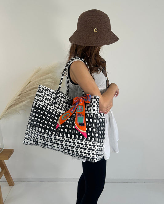 プラカゴバッグ XL 《スカーフセット》Yin Yang