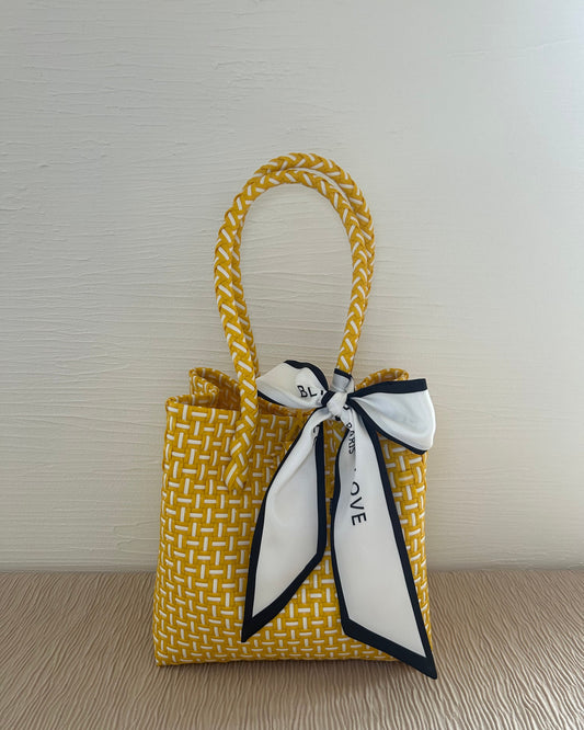 プラカゴバッグ S 《スカーフセット》マンゴーイエロー