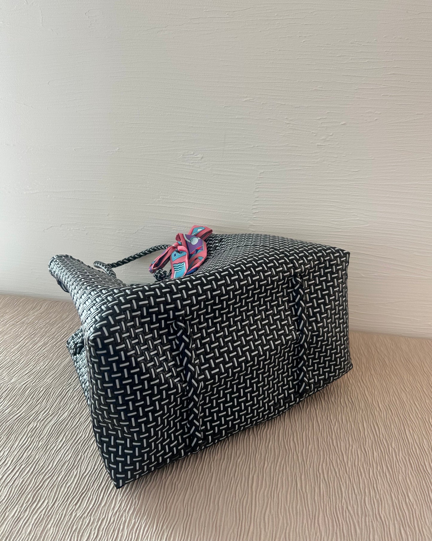 NEW プラカゴバッグ XL 《スカーフセット》ミッドナイトブラック ショートハンドル