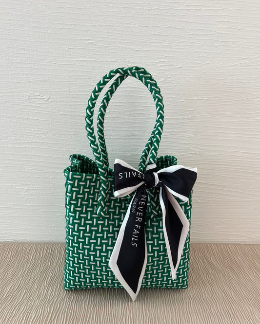 プラカゴバッグ S 《スカーフセット》フォレストグリーン