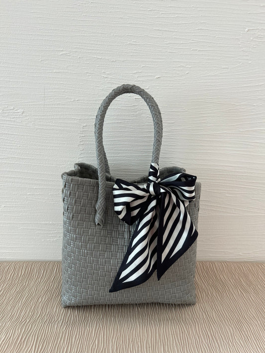 プラカゴバッグ S 《スカーフセット》スモークグレー