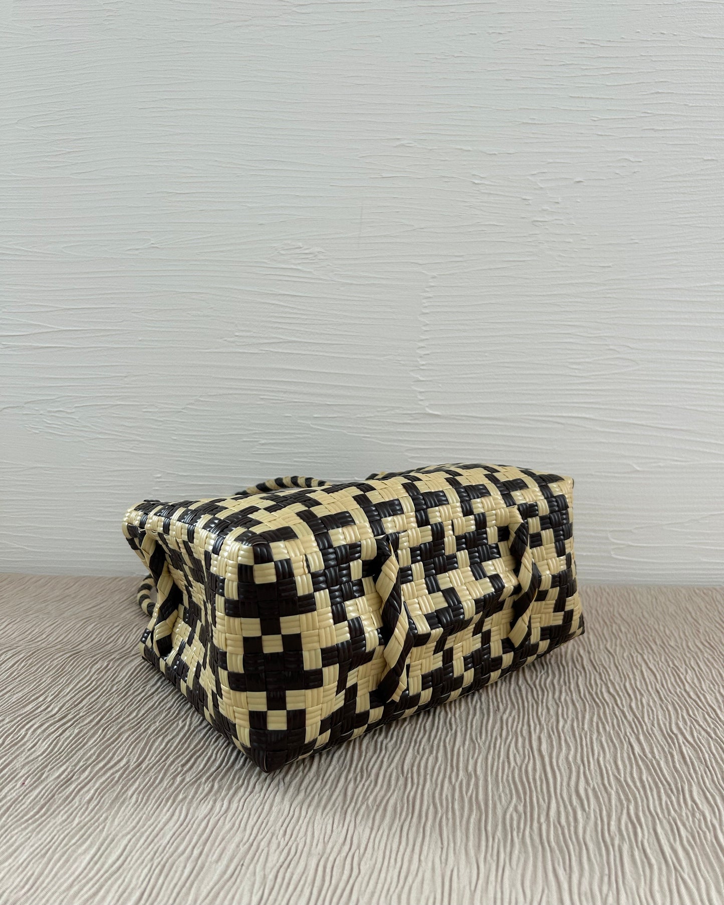 NEW プラカゴバッグ　M横長　チドリブラウン