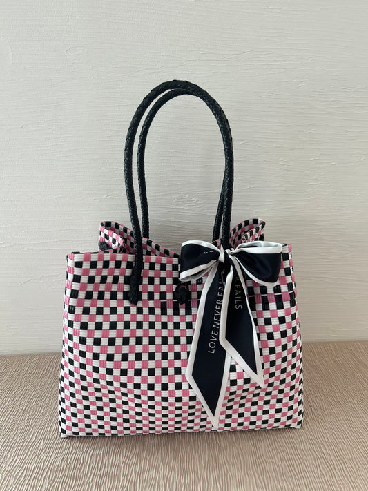 プラカゴバッグ　XL　《スカーフセット》サクラミックス